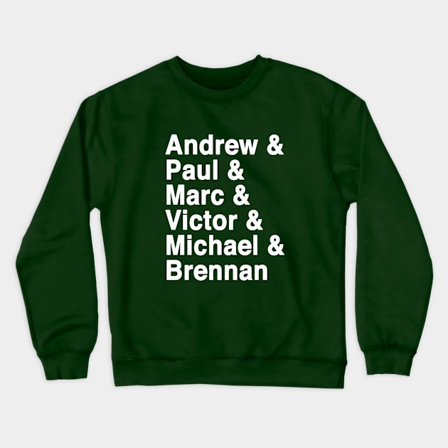 Hunks of Christmas Movies Part 2 Crewneck Sweatshirt by We Love Pop Culture